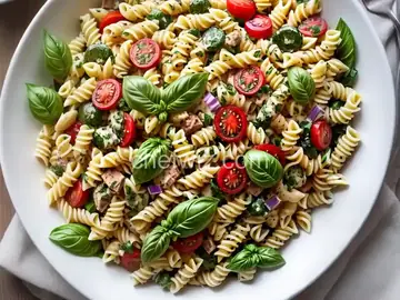 Pasta Salad with Basil Vinaigrette