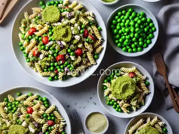 Pasta Salad with Peas and Pesto Recipe