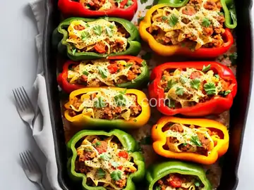 Pasta Stuffed Peppers