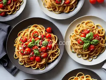 Pasta With 15-Minute Burst Cherry Tomato Sauce