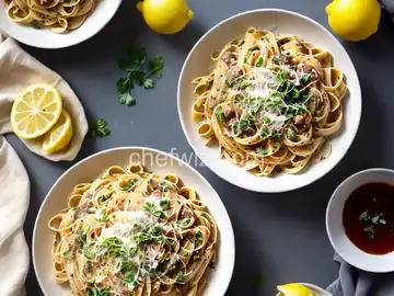 Pasta With Brown Butter, Whole Lemon, and Parmesan