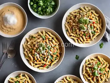 Pasta With Vegan Chickpea Sauce Recipe