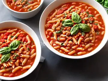 Pasta e Fagioli (Italian Bean and Pasta Soup)