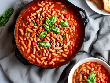 Pasta e Fagioli (Pasta and Beans)