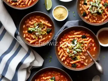 Pasta e Fagioli With Escarole