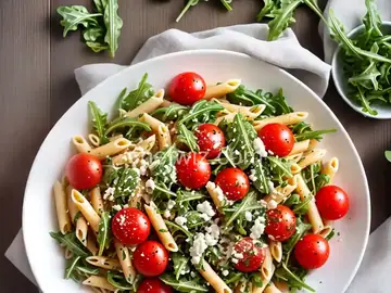 Pasta with Arugula and Tomatoes