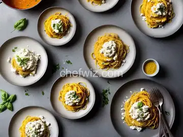 Pasta with Ricotta and Turmeric