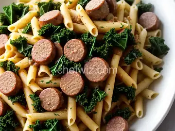 Pasta with Sausage and Kale