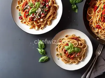 Pasta with Sun-Dried Tomatoes