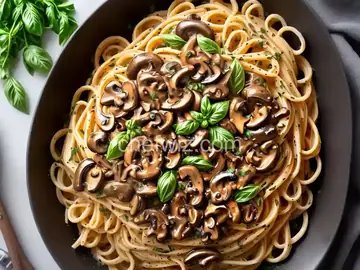 Pasta with Wild Mushroom Sauce