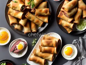 Pastrami Egg Rolls