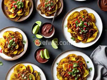 Patacones Con Hogao (Colombian-style Fried Plantains with Tomato-onion Sauce) Recipe
