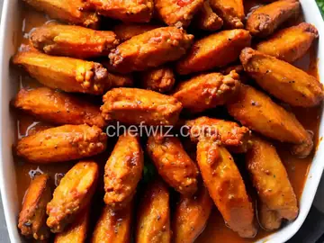 Pat's Spicy Peach Hot Wings