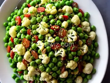 Pea and Cauliflower Salad