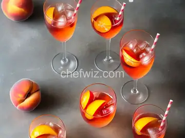Peach-Aperol Spritz