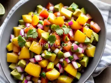 Peach Avocado Salsa