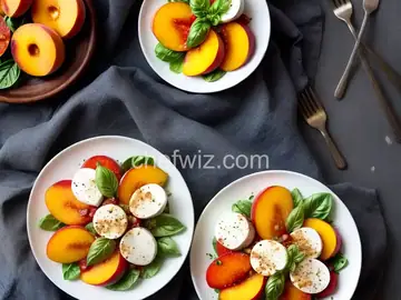 Peach Caprese Salad