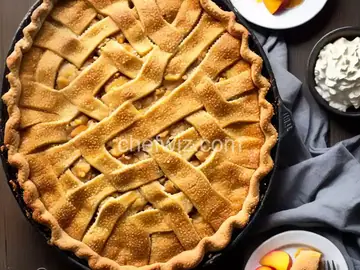 Peach Cobbler Pie