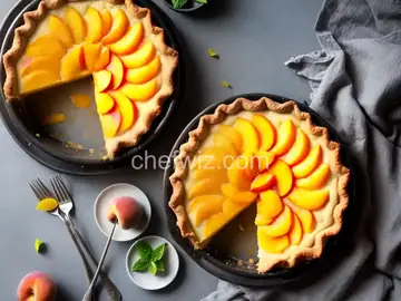 Peach Custard Pie