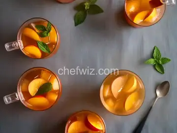 Peach-Ginger Iced Tea
