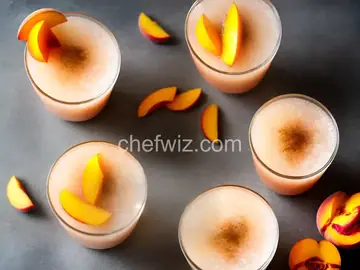 Peach-Ginger Slushie