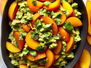 Peach Guacamole