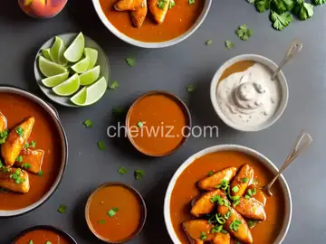 Peach-Mango-Habanero Wing Sauce