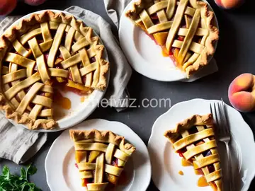 Peach Pie the Old Fashioned Two Crust Way