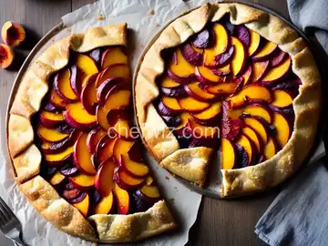 Peach-Plum Galette