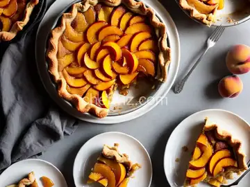 Peach and Brown Butter Skillet Pie