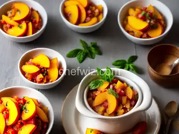 Peach and Pepper Relish