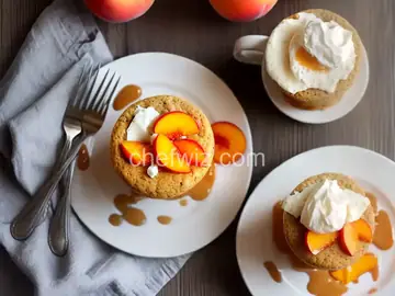 Peachy Breakfast Mug Cake