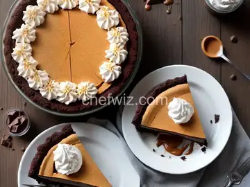 Peanut Butter Pie with Chocolate Crust