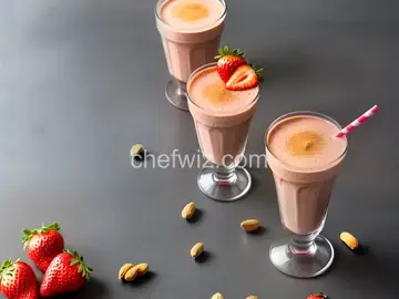 Peanut Butter Strawberry Smoothie