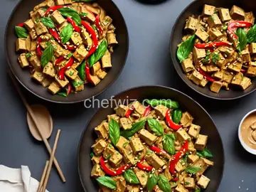 Peanut Butter Tofu Stir-Fry