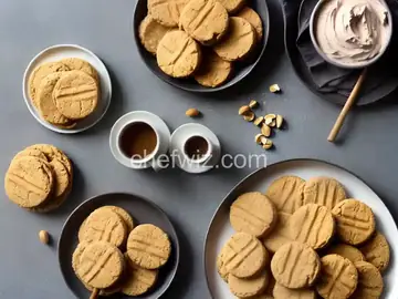 Peanut Butter and Banana Dog Biscuits