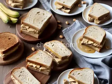 Peanut Butter and Banana Sandwich