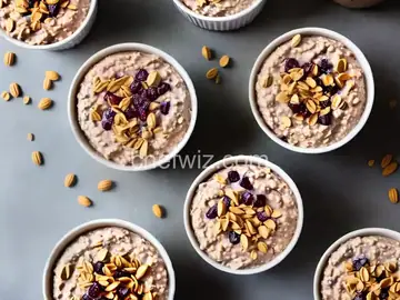 Peanut Butter and Jelly Overnight Oats