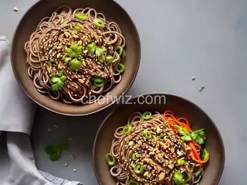 Peanut Soba Noodle Bowl