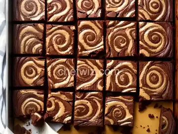 Peanut Swirl Brownies