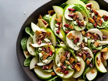 Pear Cucumber Salad with Balsamic and Shaved Romano Cheese