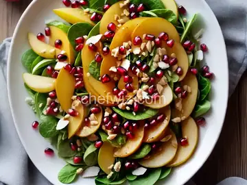 Pear and Pomegranate Salad