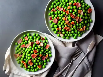 Peas and Pancetta