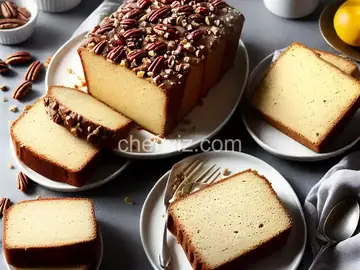Pecan Sour Cream Pound Cake