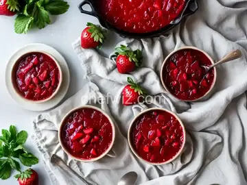 Pectin-Free Strawberry Rhubarb Jam