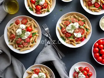 Penne, Tomato, and Mozzarella Salad
