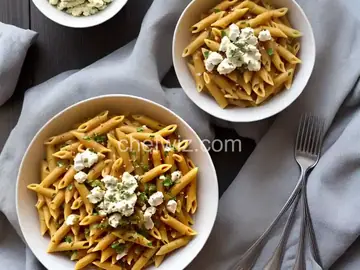 Penne with Butternut Squash and Goat Cheese