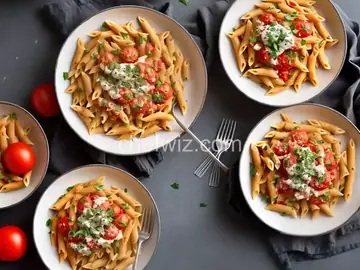 Penne with Spicy Vodka Tomato Cream Sauce