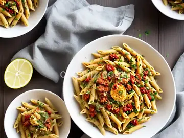Penne with Sun-Dried Tomato Pesto