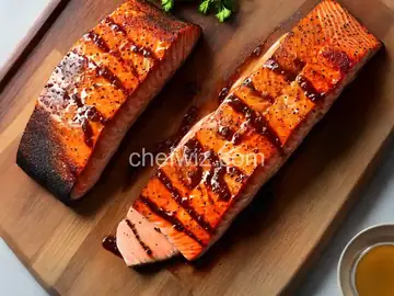 Pepper-Honey Cedar Plank Salmon
